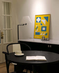 Bauhaus Yellow Geometry Poster