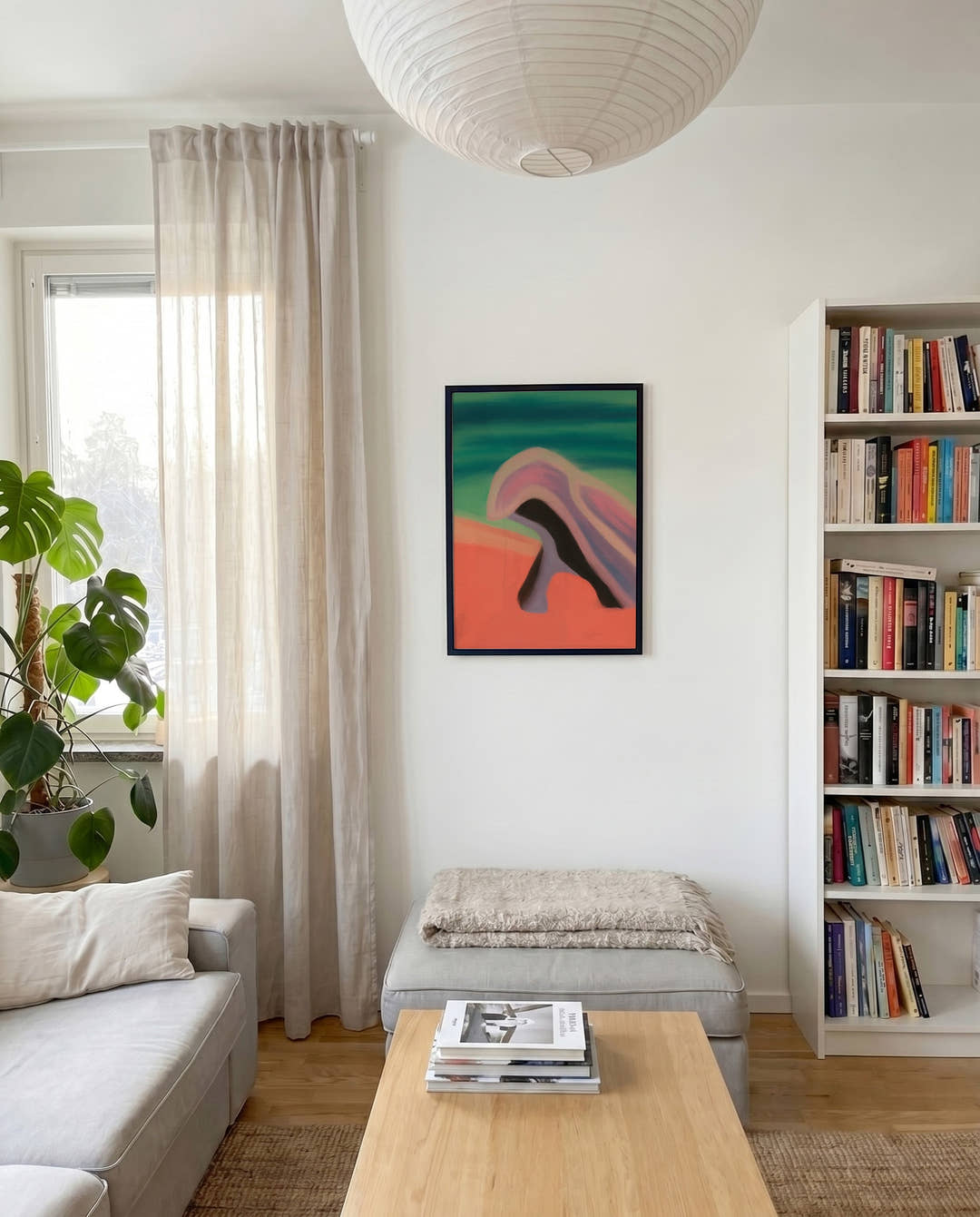 Bending Quietly | Abstraktes Figuren-Poster