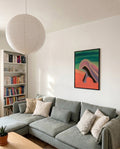 Bending Quietly | Abstraktes Figuren-Poster