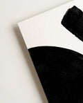 Schwarzes Minimal Pinsel Poster – Black Minimal Brush