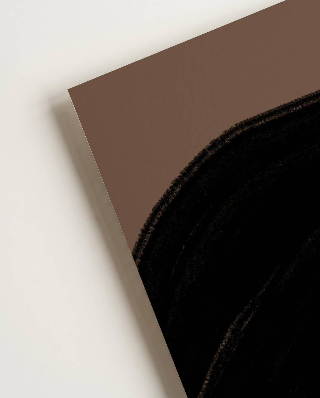 Schwarzes Organisches Pinsel Poster – Black Organic Brush