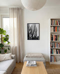 Schwarz Weiß Kaktus Poster – Black White Cactus