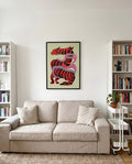 Blind Wolf | Expressionistische Illustration Poster