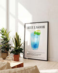 Blue Lagoon Cocktail Poster – Blue Lagoon