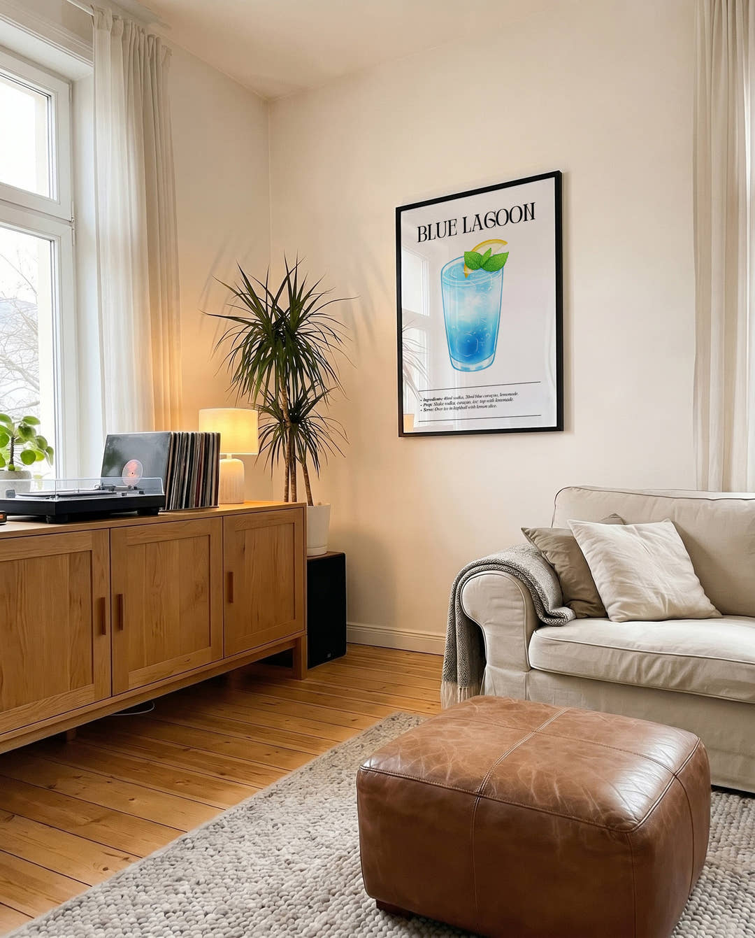 Blue Lagoon Cocktail Poster – Blue Lagoon