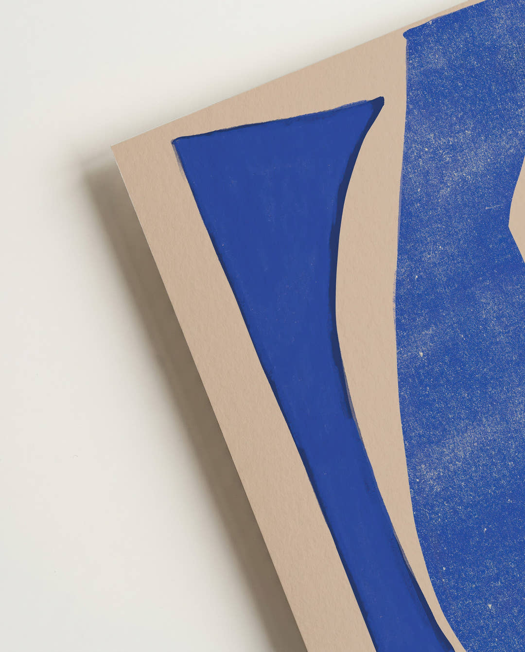Blaue Minimal Figur Poster – Blue Minimal Figure