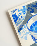 Blaues Porzellan Tassen Poster – Blue Porcelain Cup