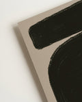 Bold Black Abstraktes Formen Poster – Bold Black Abstract Forms