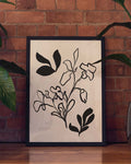 Botanisches Kontrast Poster – Bold Botanic Contrast