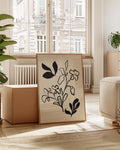 Botanisches Kontrast Poster – Bold Botanic Contrast
