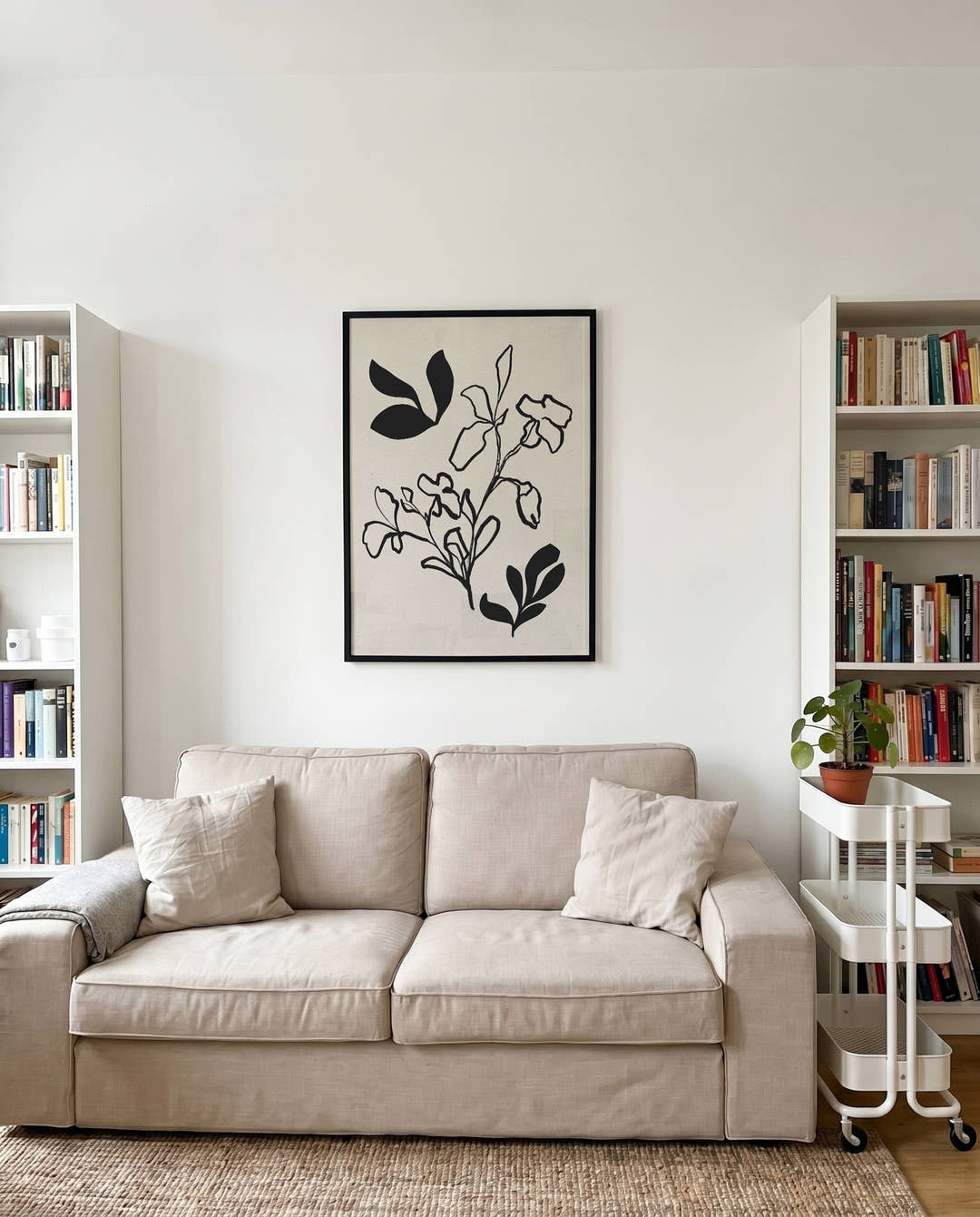 Botanisches Kontrast Poster – Bold Botanic Contrast
