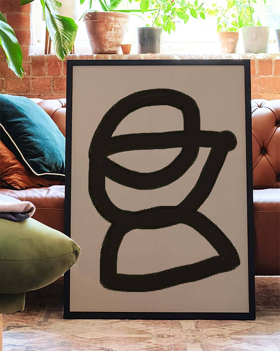 Bold Minimal Figuren Poster – Bold Minimal Figure