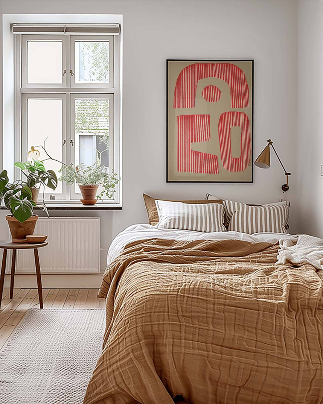 Bold Rotes Typografie Poster – Bold Red Graphic Type
