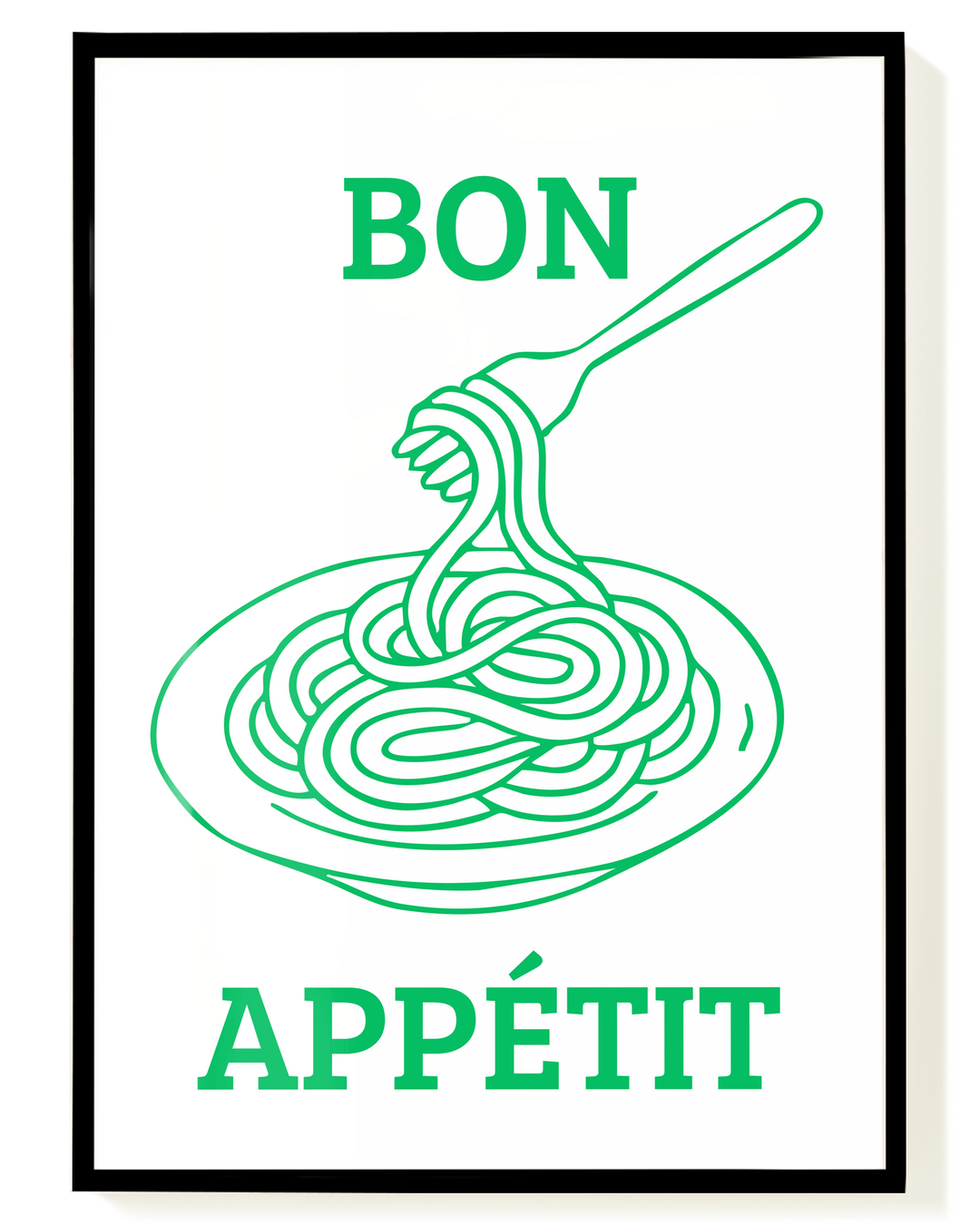 Bon Appétit | Typografie Poster