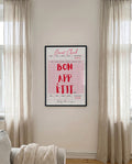 Bon Appetit Typografie Poster – Bon Appetit