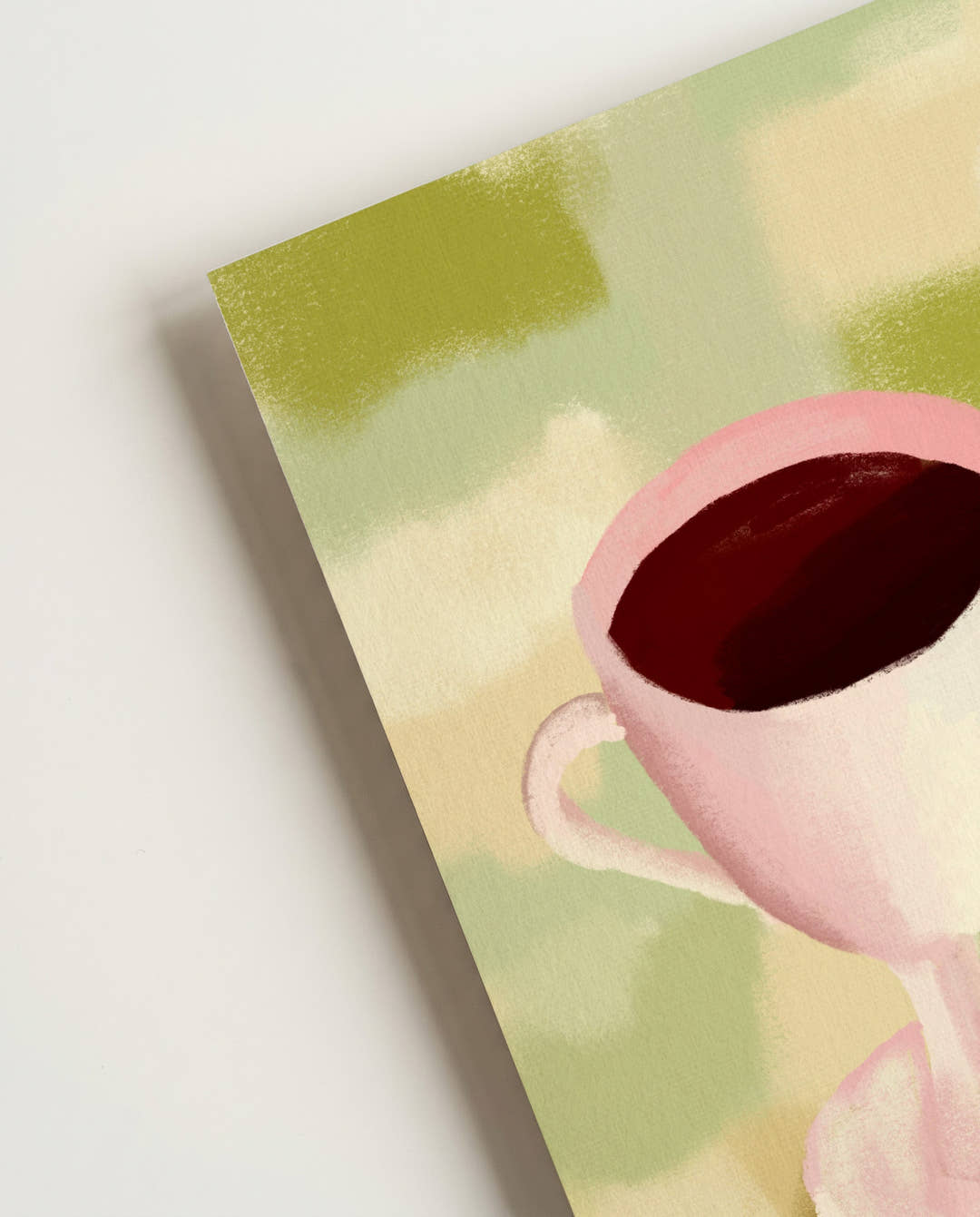 Breakfast | Moderne Stillleben-Illustration Poster