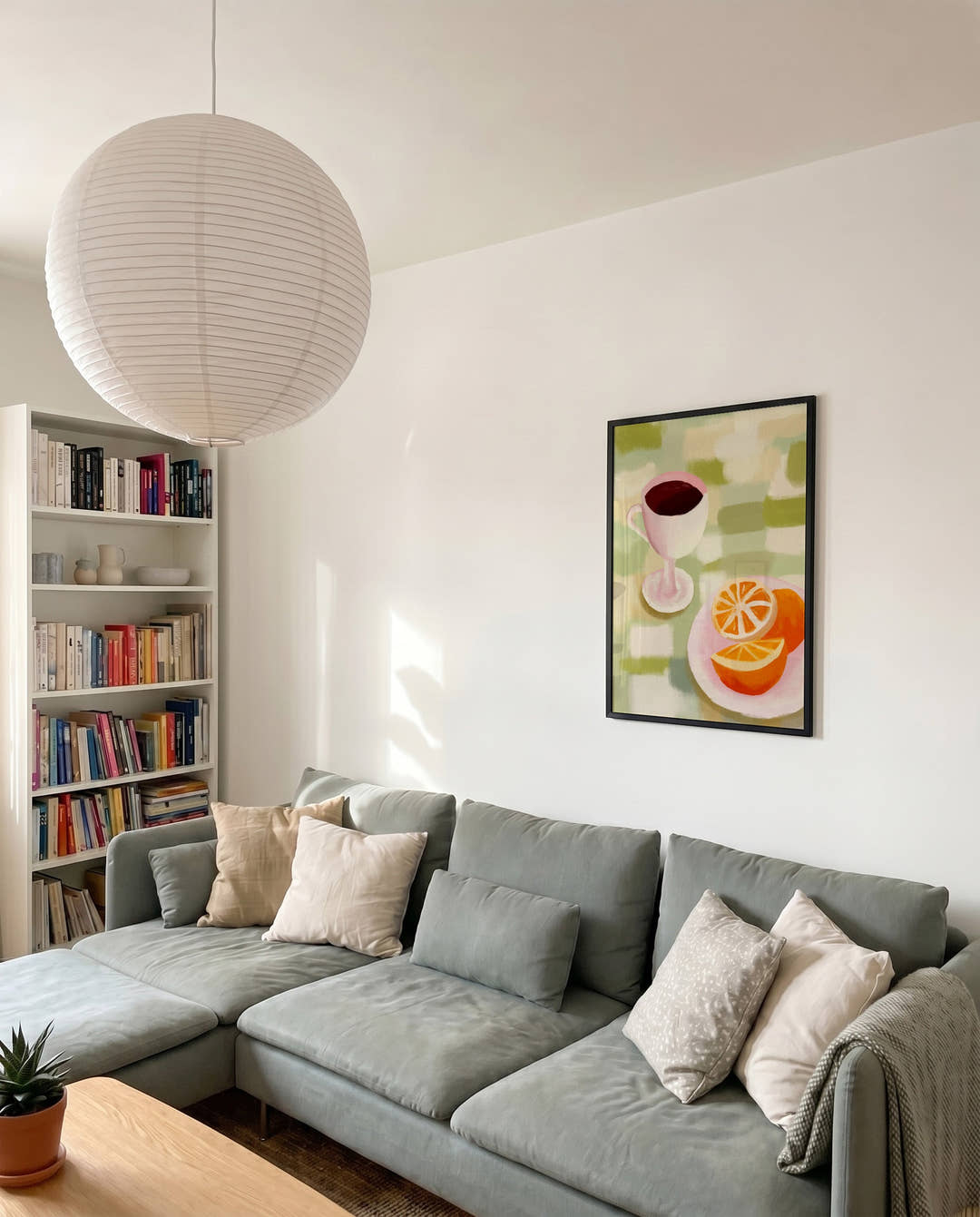 Breakfast | Moderne Stillleben-Illustration Poster