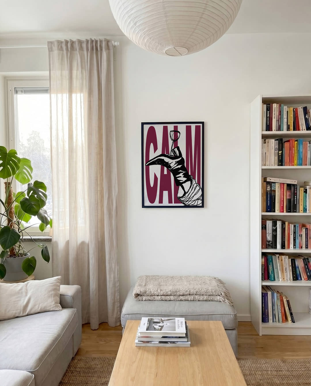 Calm | Modernes Grafik-Poster