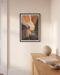 Canyon | Abstraktes Pastell Poster