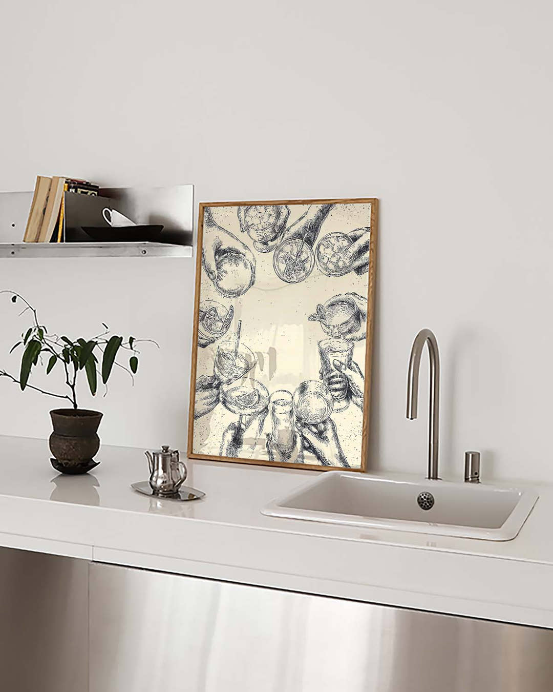 Cocktail Gläser Cheers Poster – Cheers Cocktail Glasses