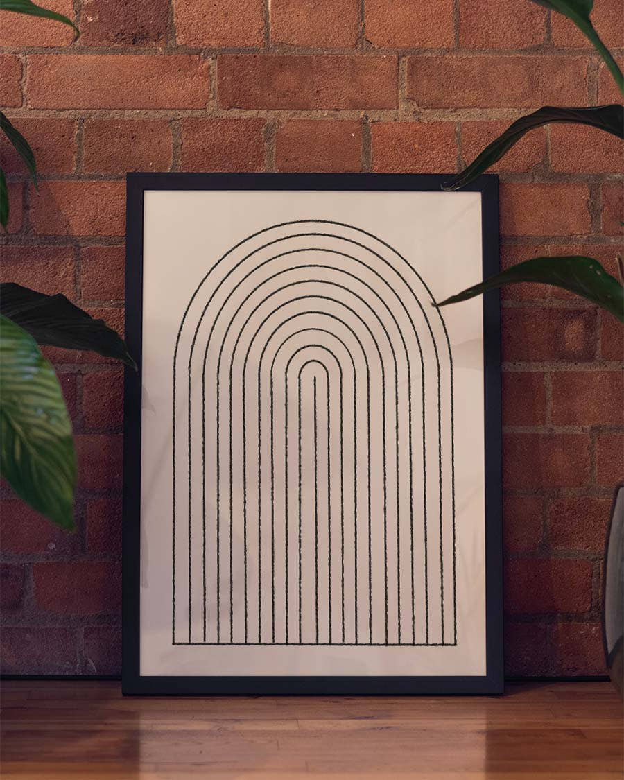 Klassisches Bogen Poster – Classic Arch Lines