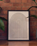 Klassisches Bogen Poster – Classic Arch Lines