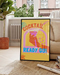 Retro Cocktail Poster Ready Go – Cocktail Ready Go