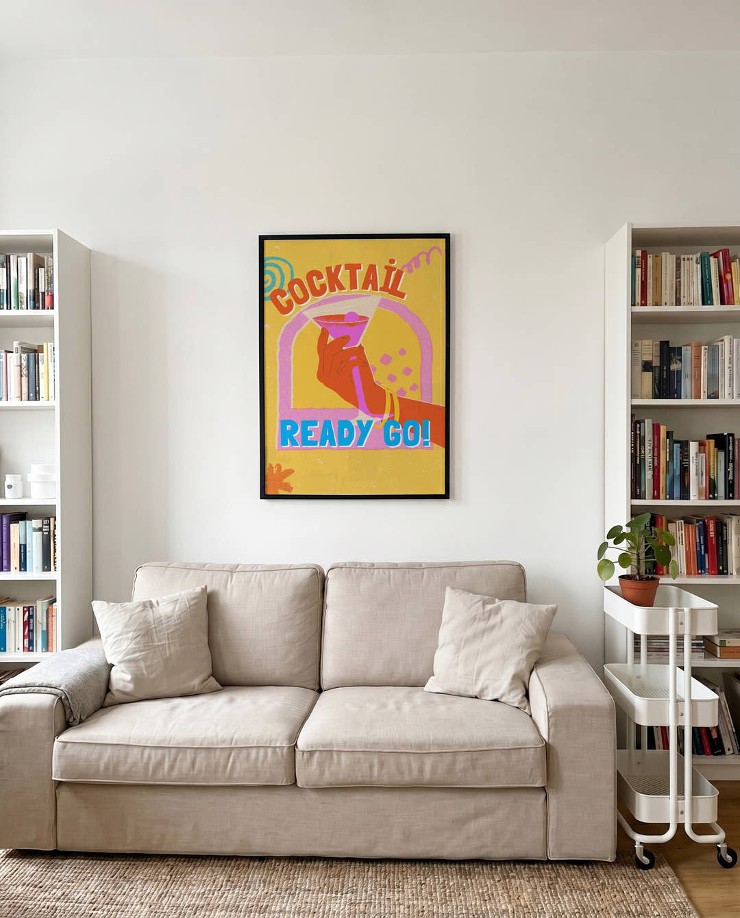 Retro Cocktail Poster Ready Go – Cocktail Ready Go