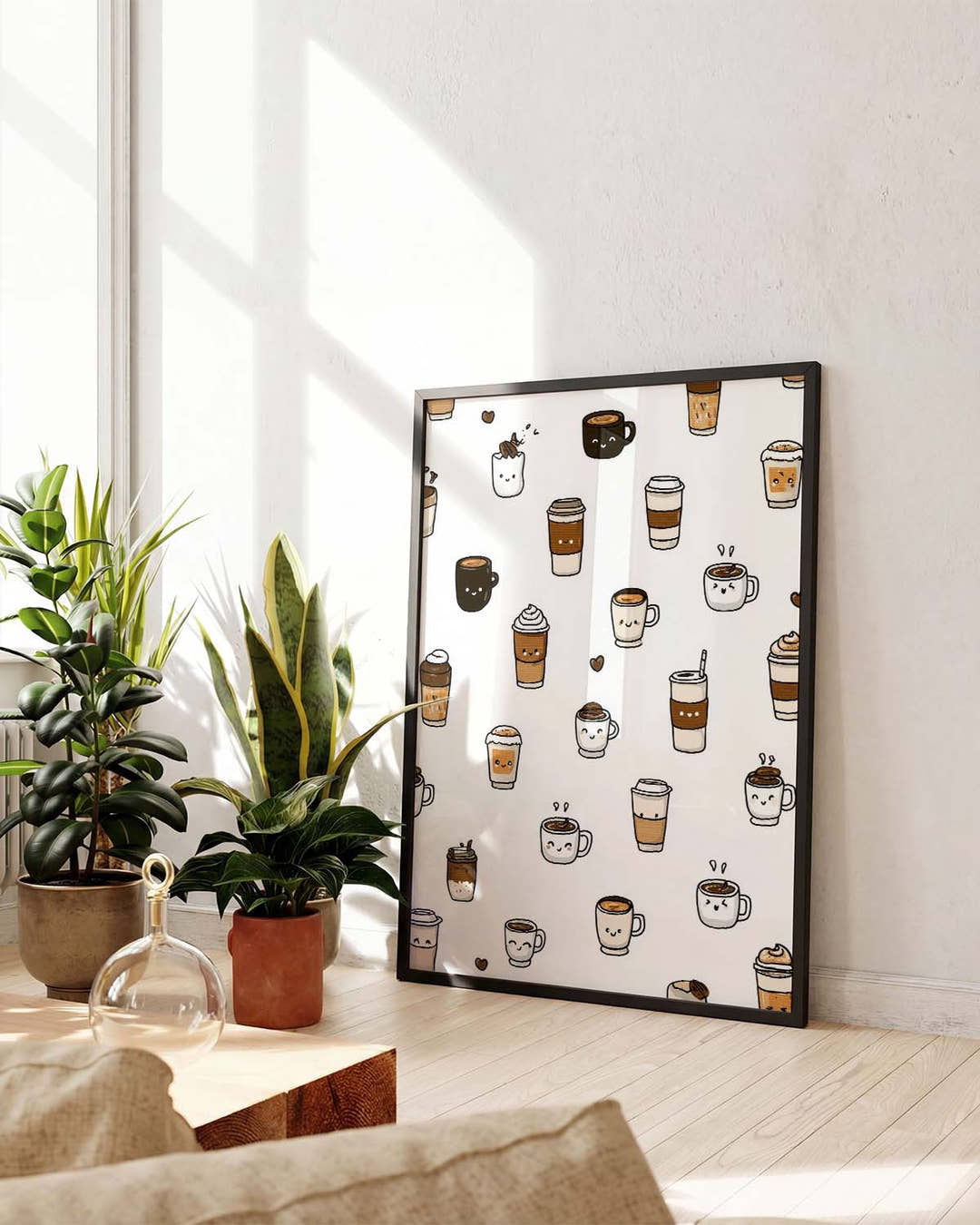 Coffee Pattern Küchenposter – Coffee Pattern