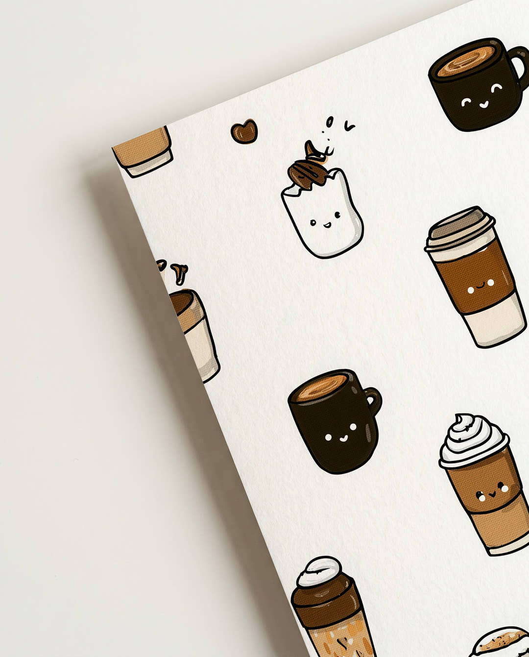 Coffee Pattern Küchenposter – Coffee Pattern