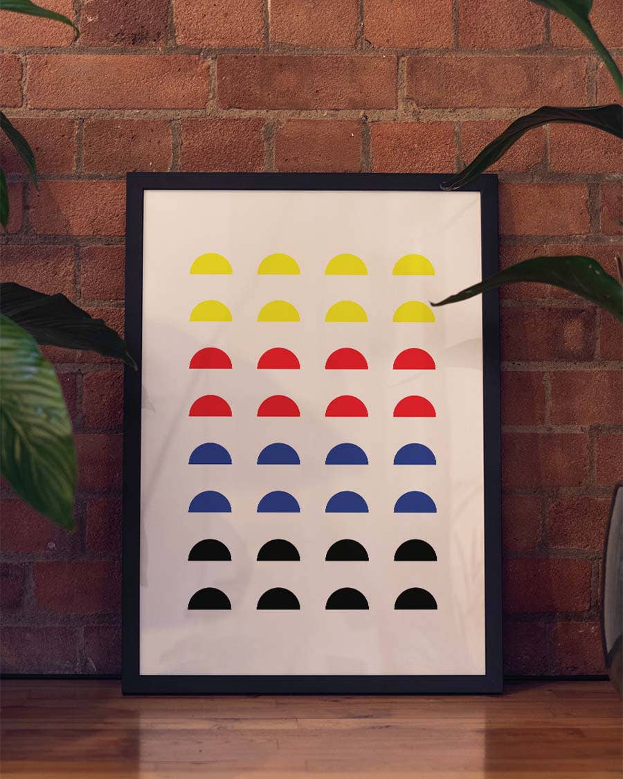 Color Arcs Poster