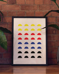 Color Arcs Poster
