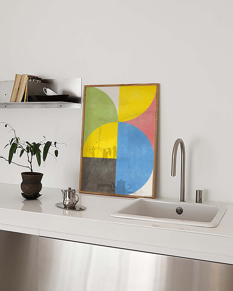 Color Block Geometrie Poster – Color Block Geometry