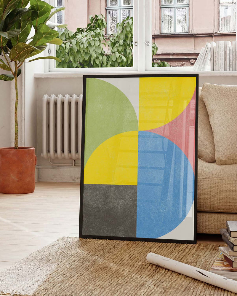 Color Block Geometrie Poster – Color Block Geometry