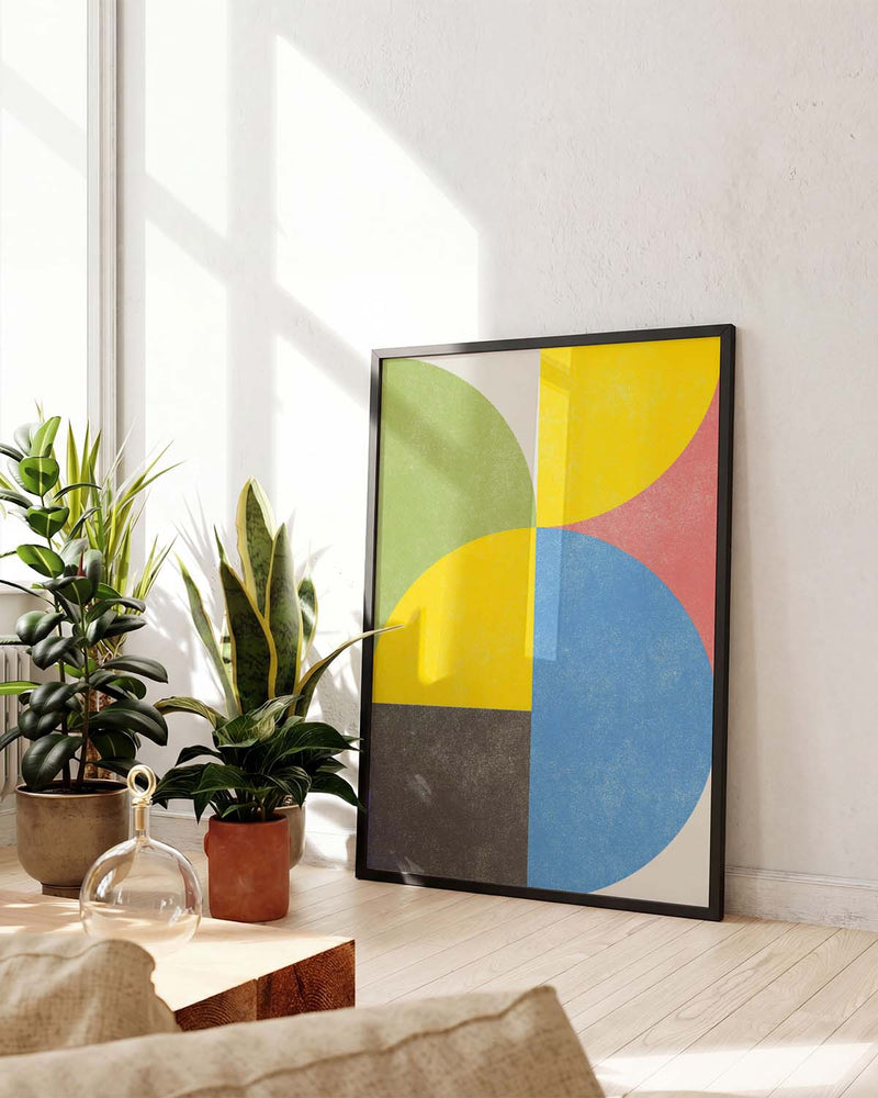 Color Block Geometrie Poster – Color Block Geometry