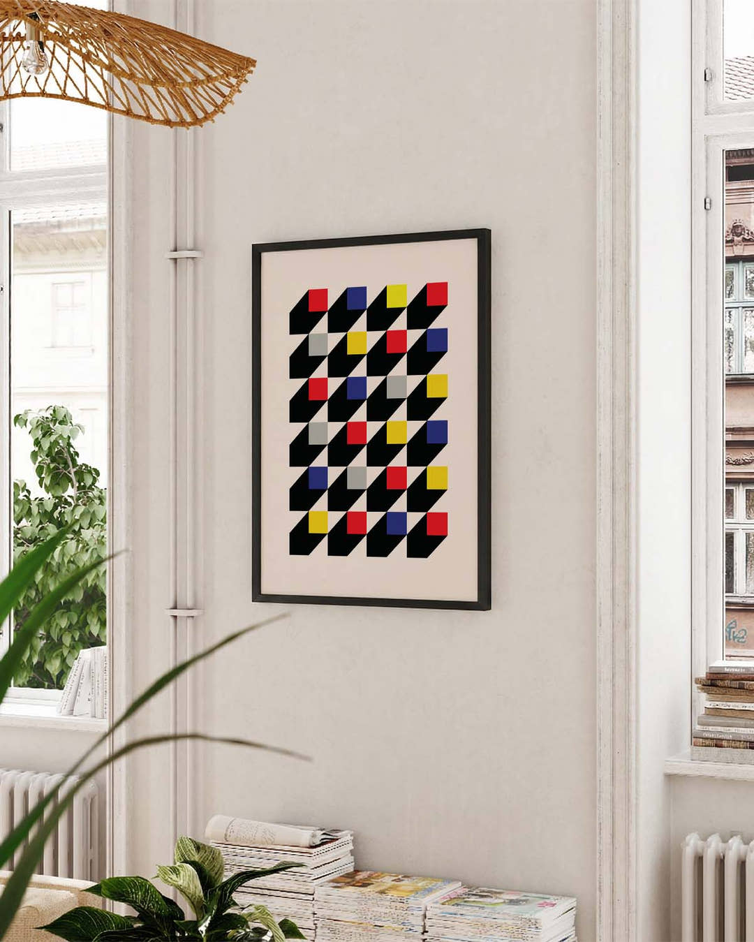 Color Cubes Poster