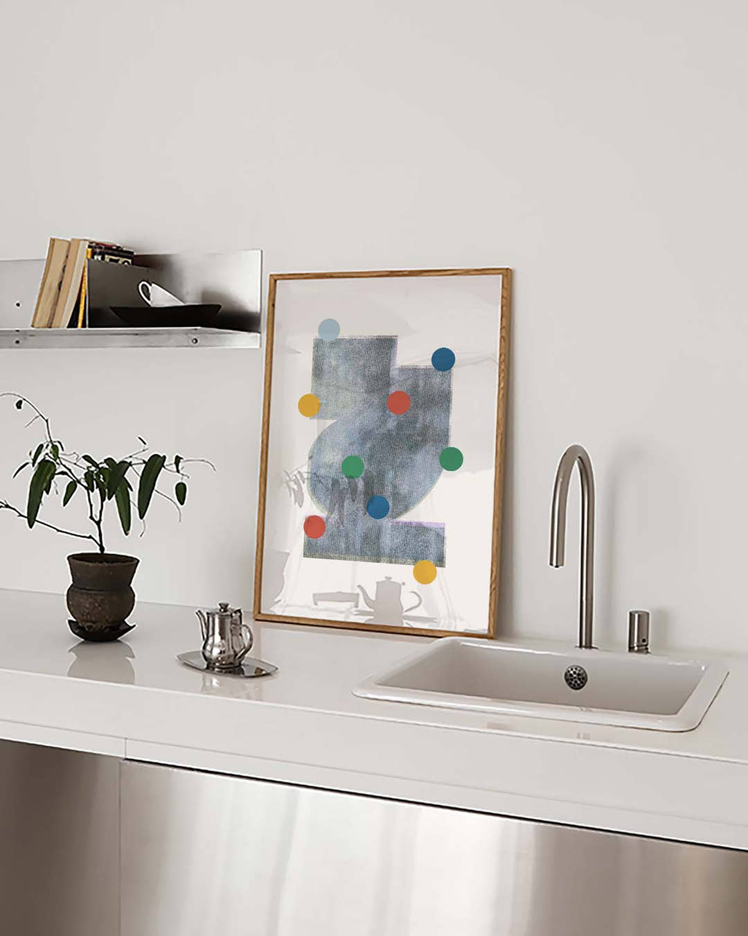 Color Dots Abstraktes Poster – Color Dots Abstract
