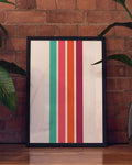Color Stripes Poster