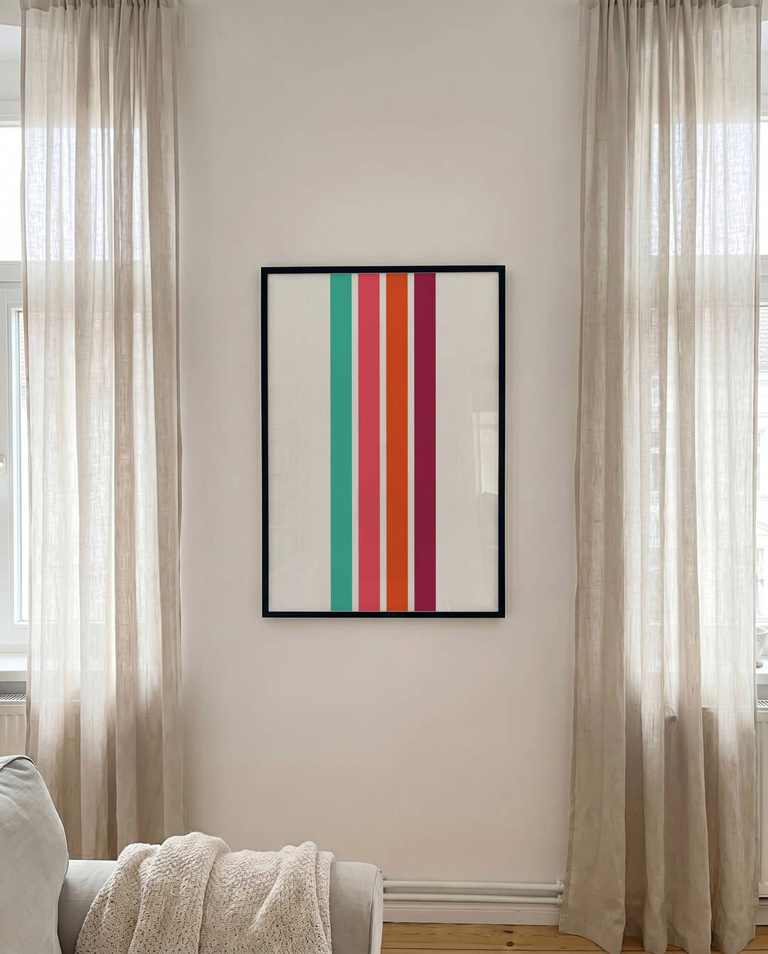 Color Stripes Poster