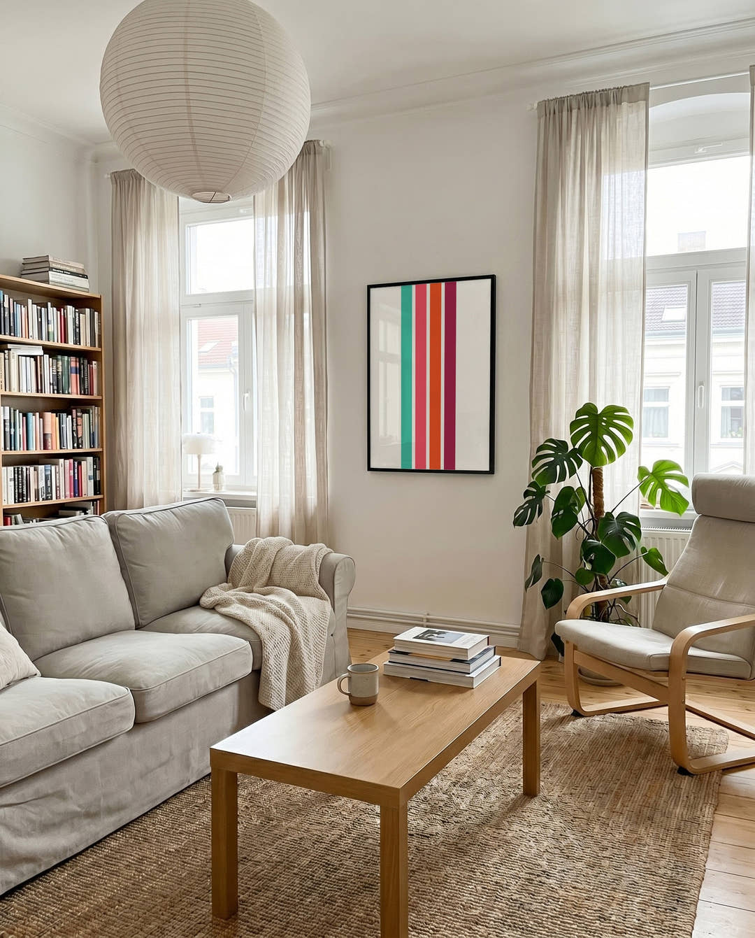 Color Stripes Poster