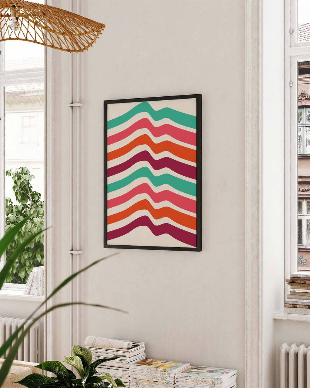 Color Waves Poster