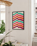 Color Waves Poster