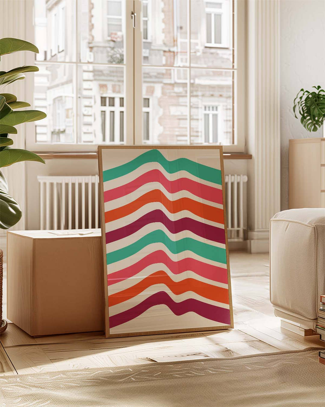 Color Waves Poster