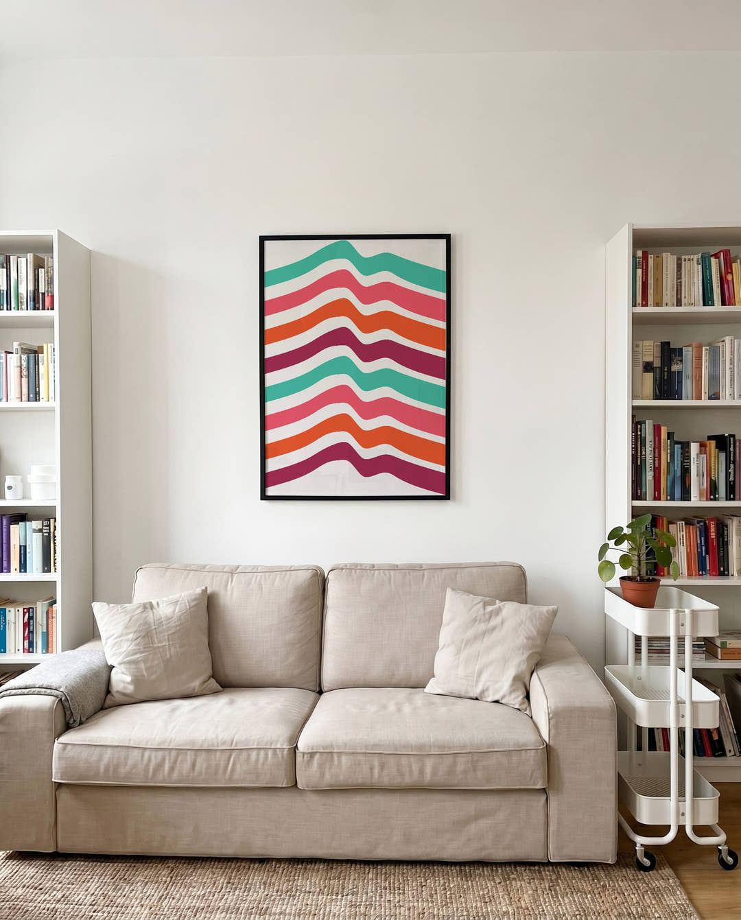 Color Waves Poster