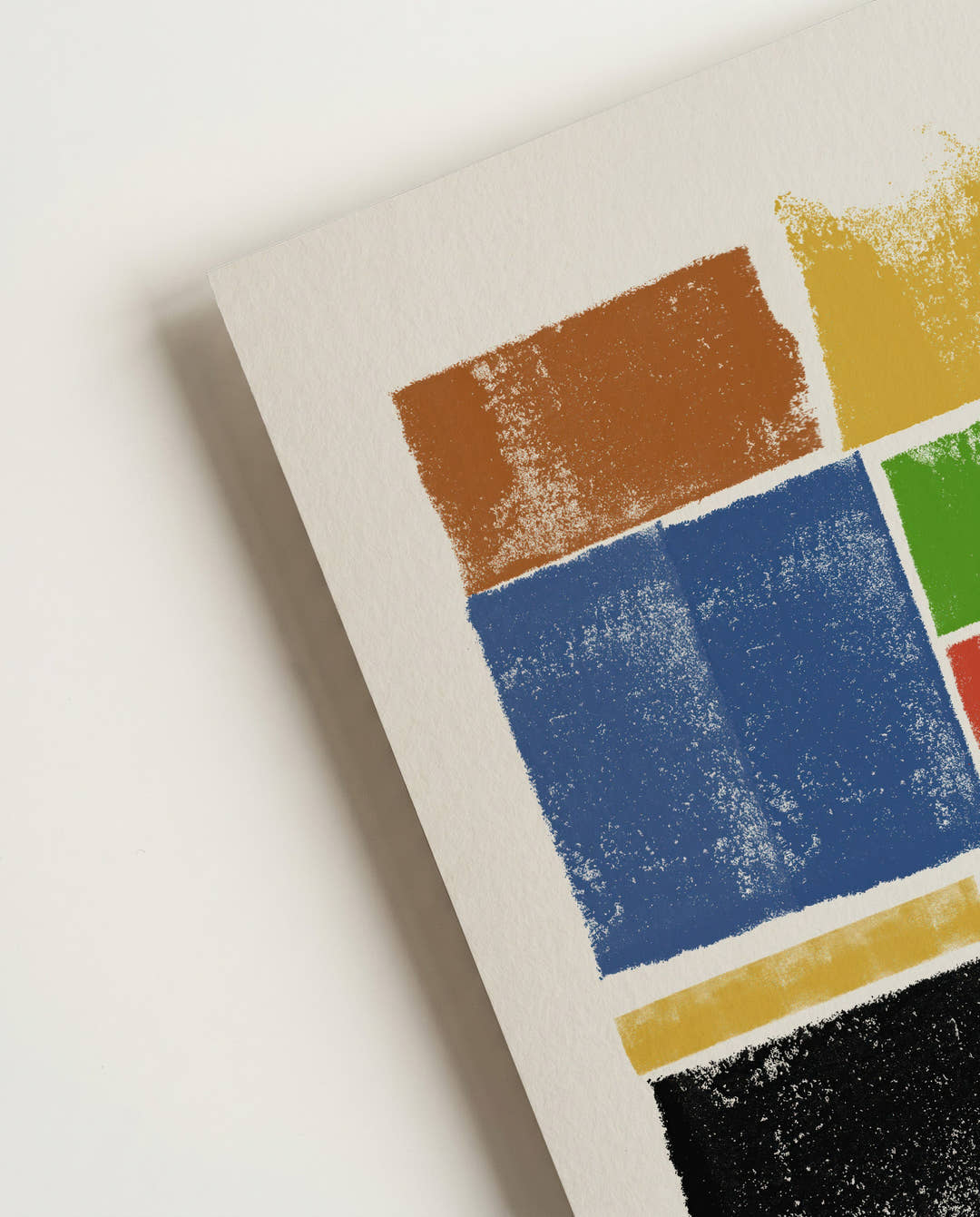 Colorful Abstract Blocks Poster – Colorful Abstract Blocks