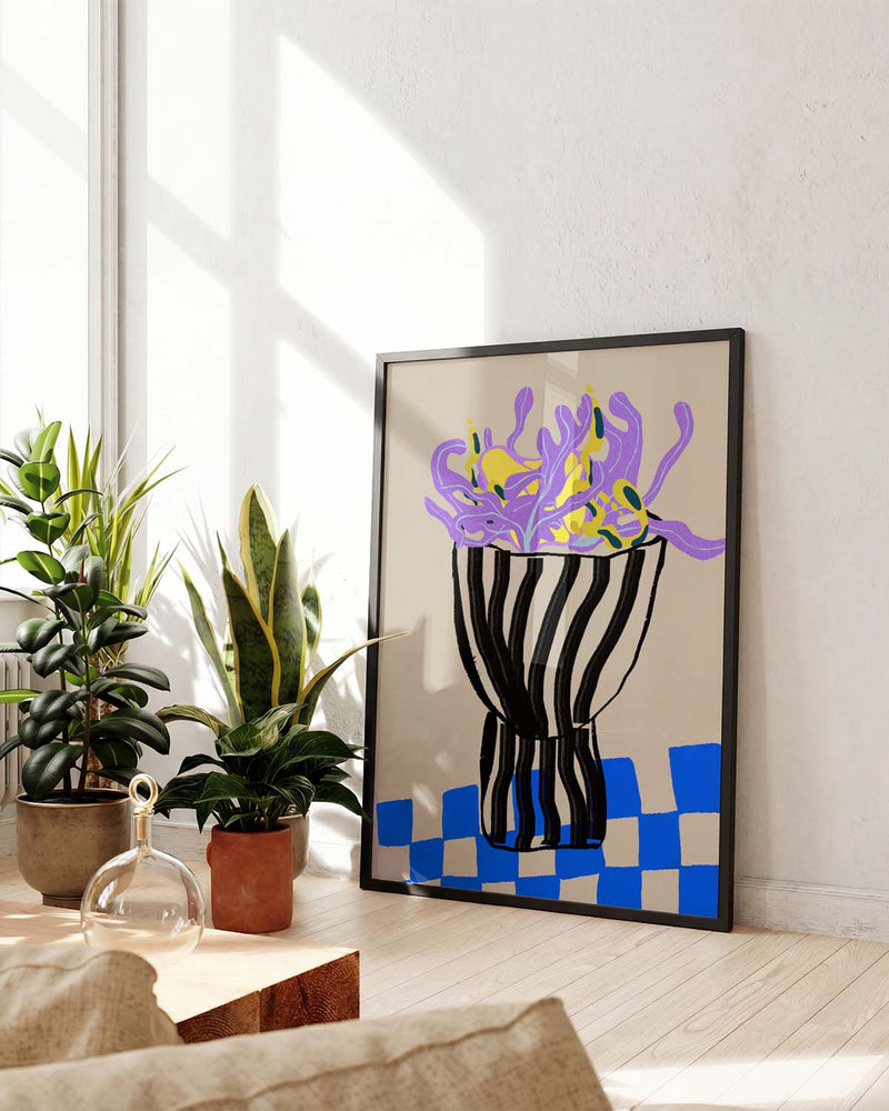 Colorful Abstrakte Vase Poster – Colorful Abstract Vase