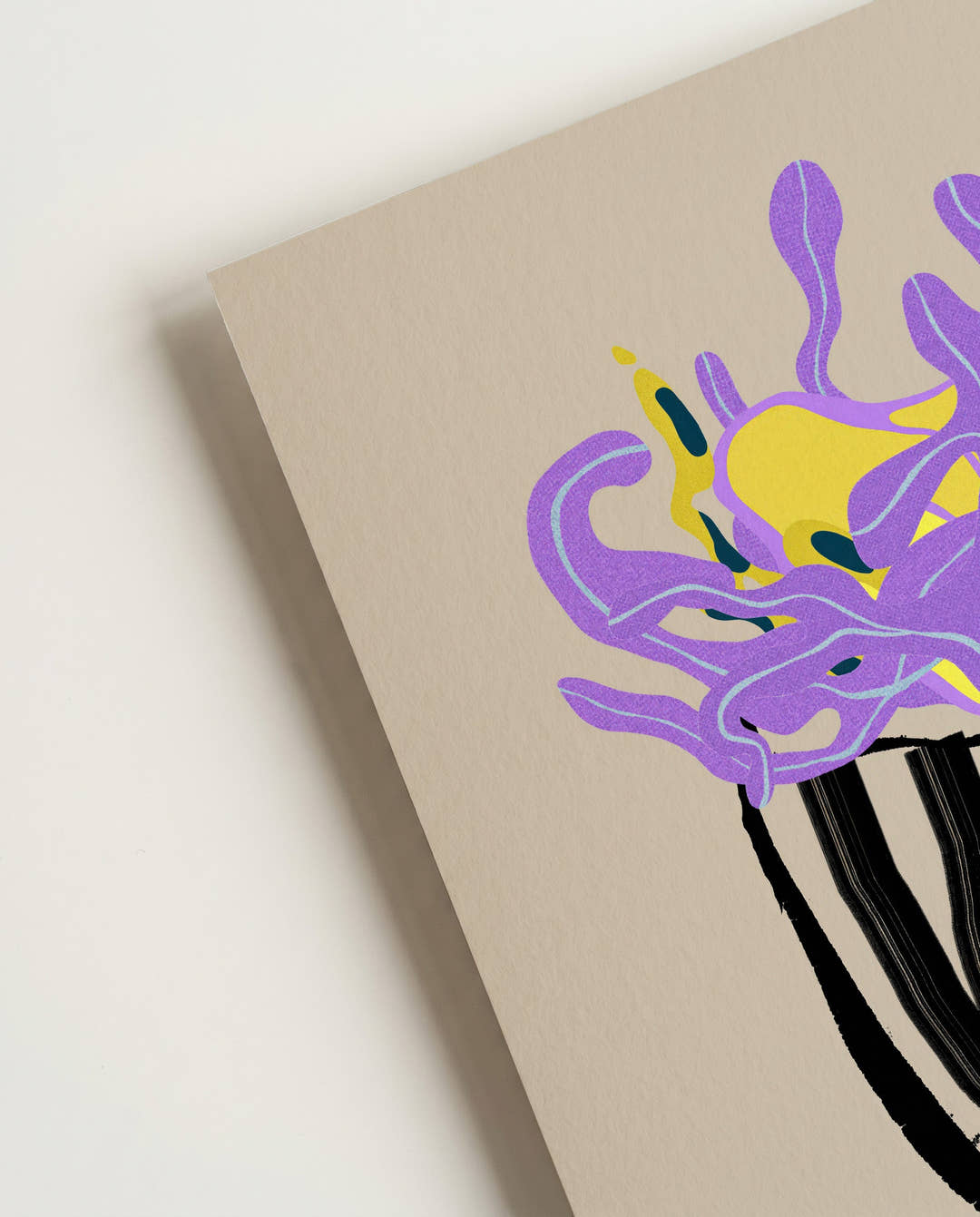 Colorful Abstrakte Vase Poster – Colorful Abstract Vase