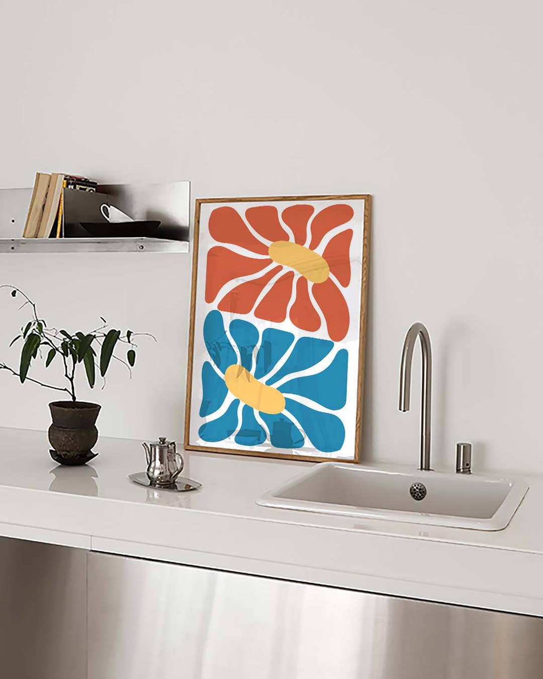 Colorful Flower Poster – Colorful Flower Composition