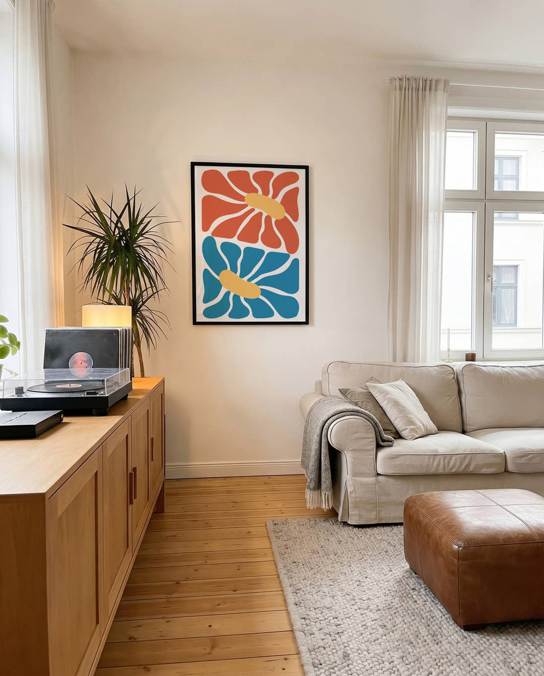 Colorful Flower Poster – Colorful Flower Composition