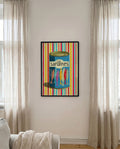 Sardines Retro Food Poster – Colorful Sardines Can